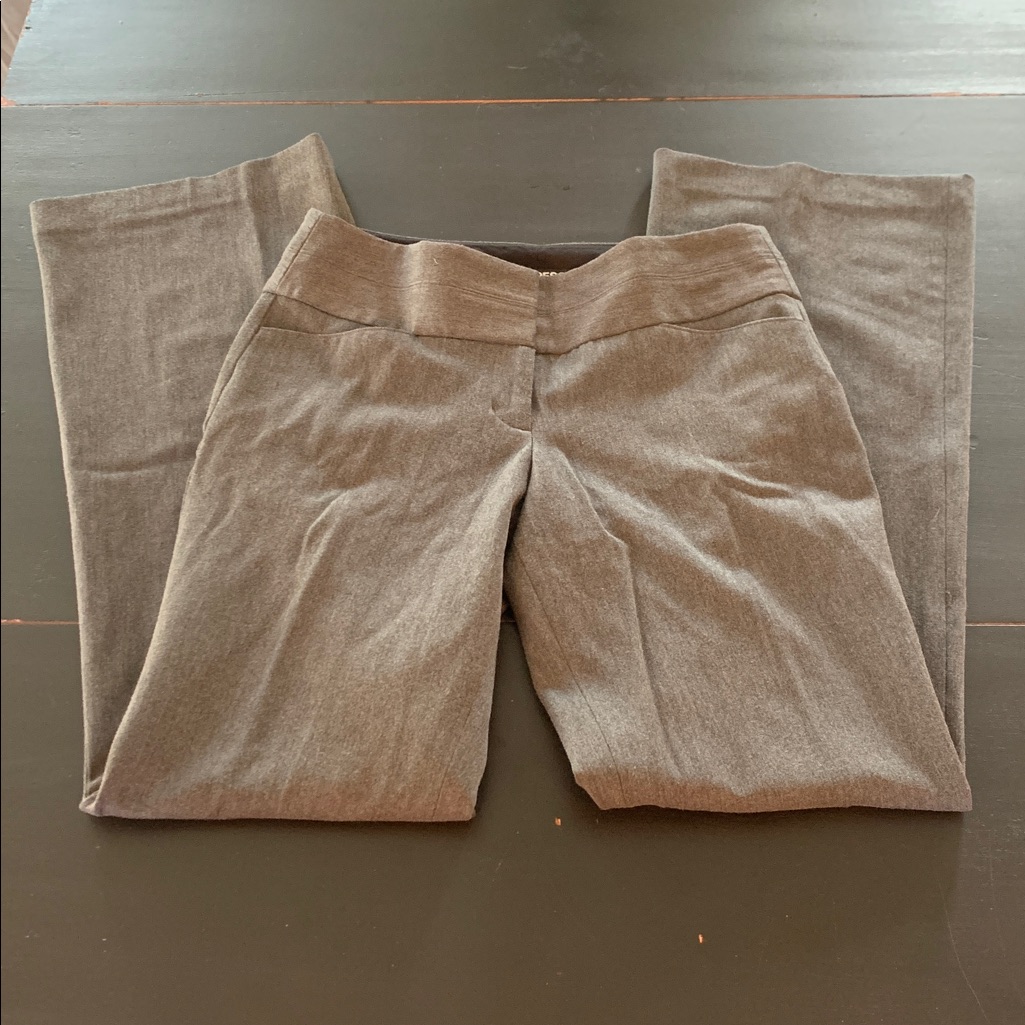 Express Editor Sz 2r Gray Business Casual Pants. 31” Inseam